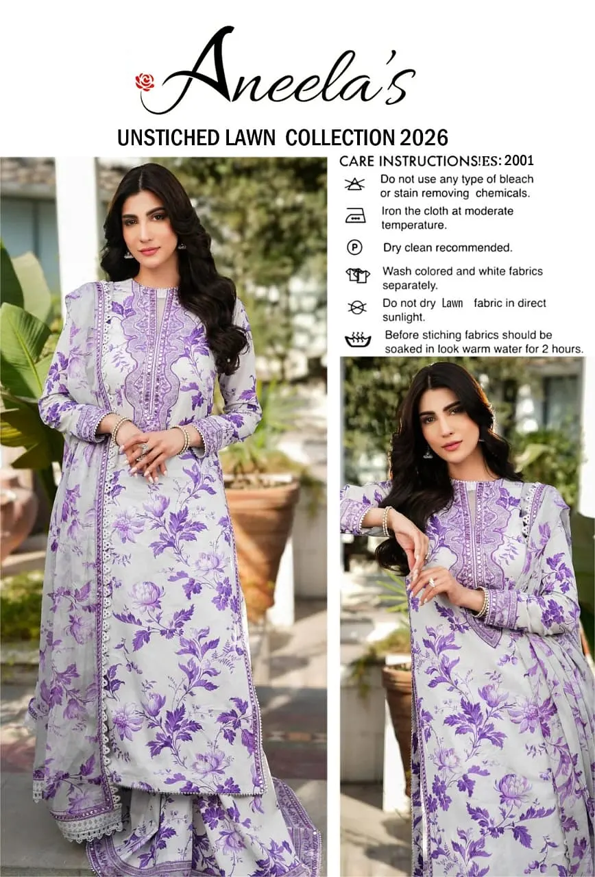 Lawn Print 3pc Replicas