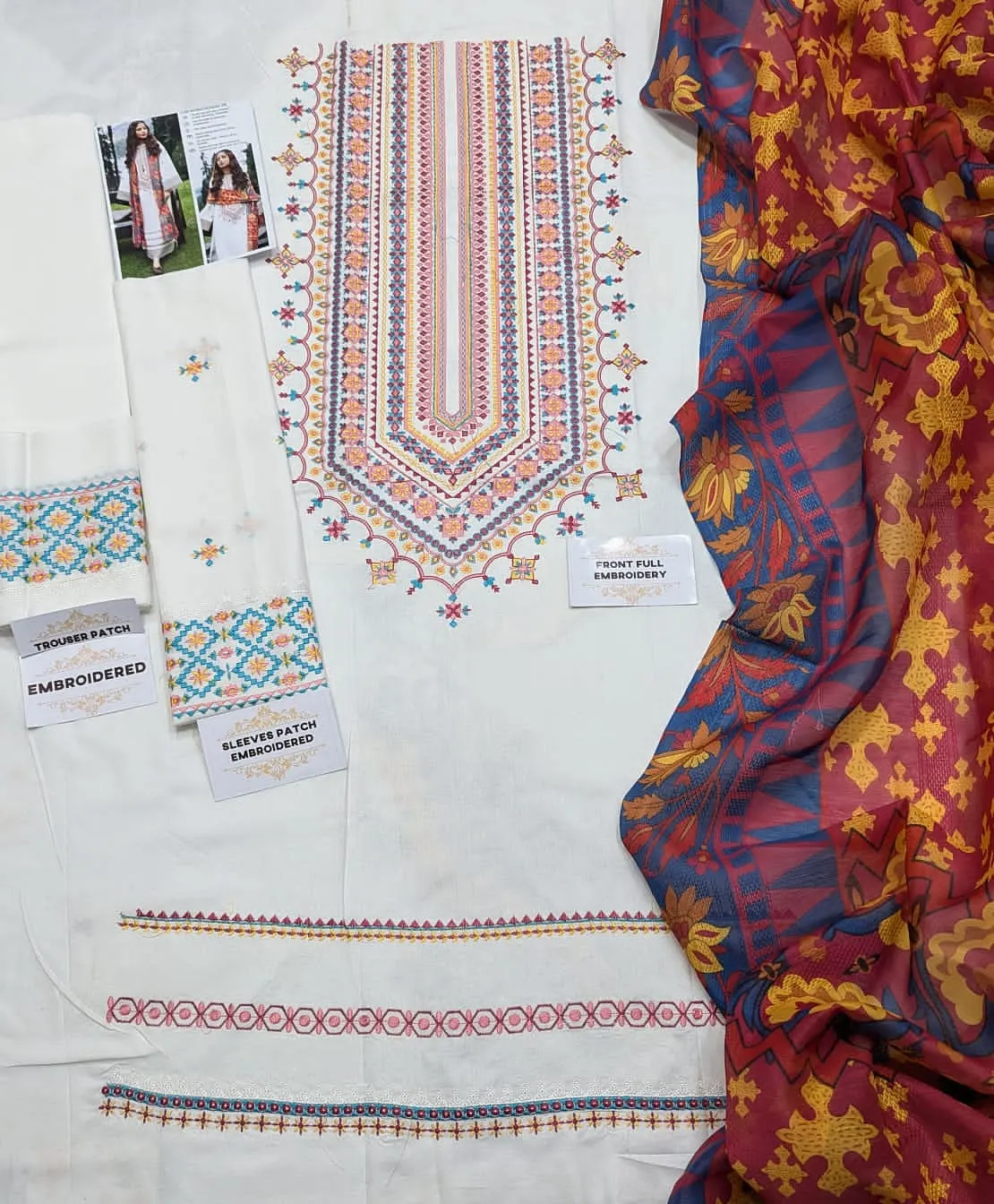 Lawn Print 3pc Replicas