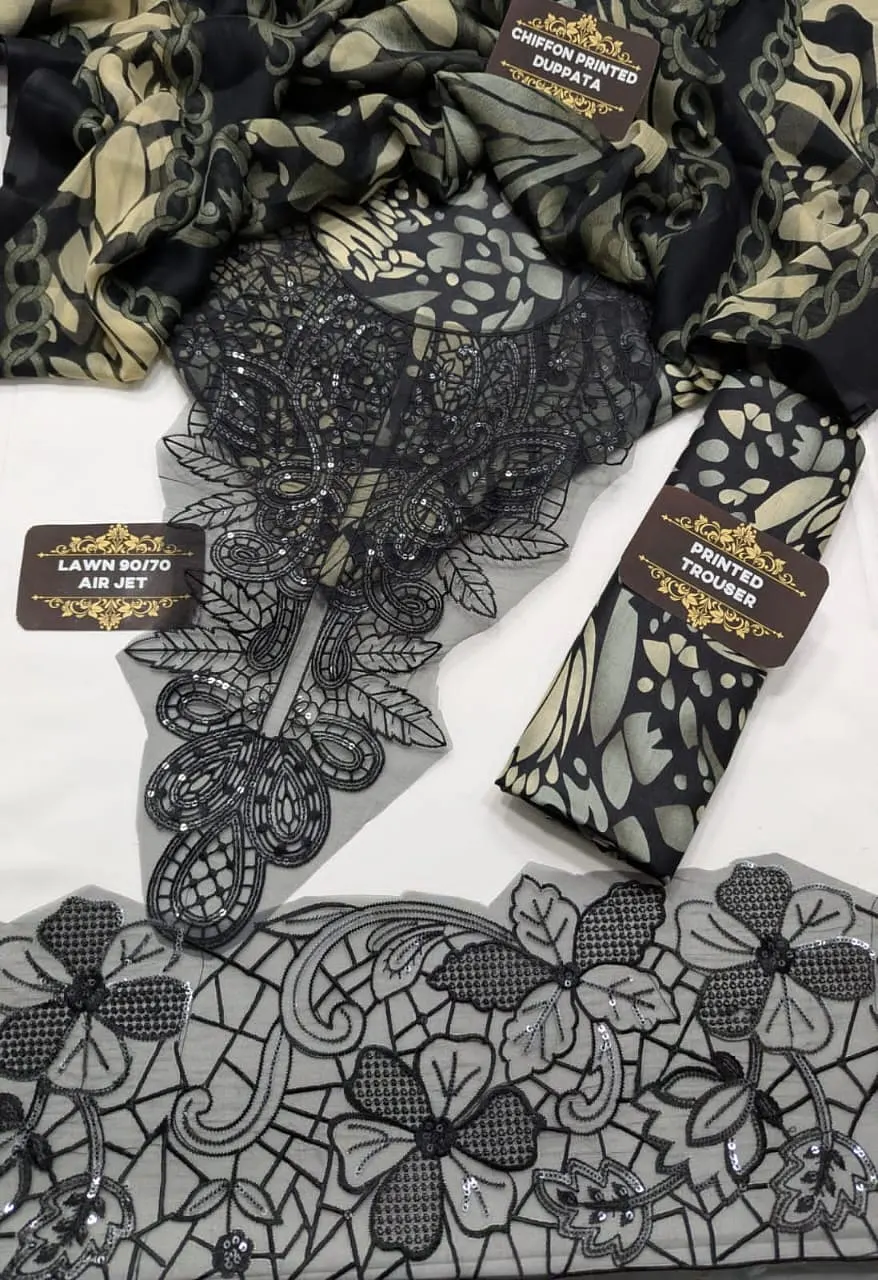 Lawn Print 3pc Replicas