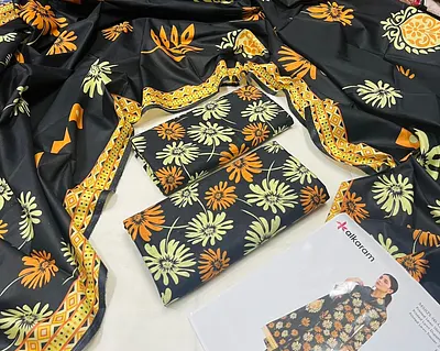 BRANDED Lawn with Lawn Duppata 3pc Lawn Collection 