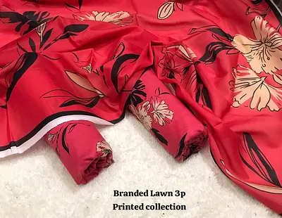 BRANDED Lawn with Lawn Duppata 3pc Lawn Collection 