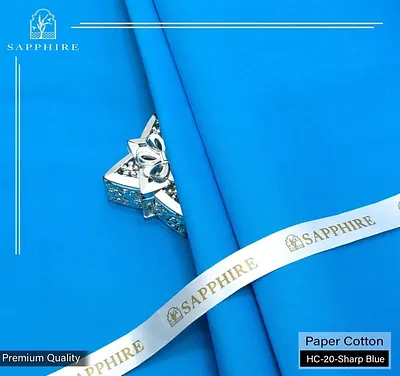 Sapphire Paper Cotton